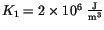 $K_1=2\times 10^{6}~\frac{\mathrm{J}}{\mathrm{m^3}}$