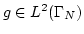 $g \in L^2(\Gamma_N)$