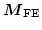 $\boldsymbol{M}_\mathrm{FE}$